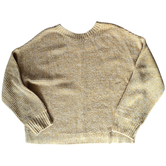 Sanctuary Golden Yellow Oversized Long Sleeve Knit Sweater XL - Picture 10 of 10